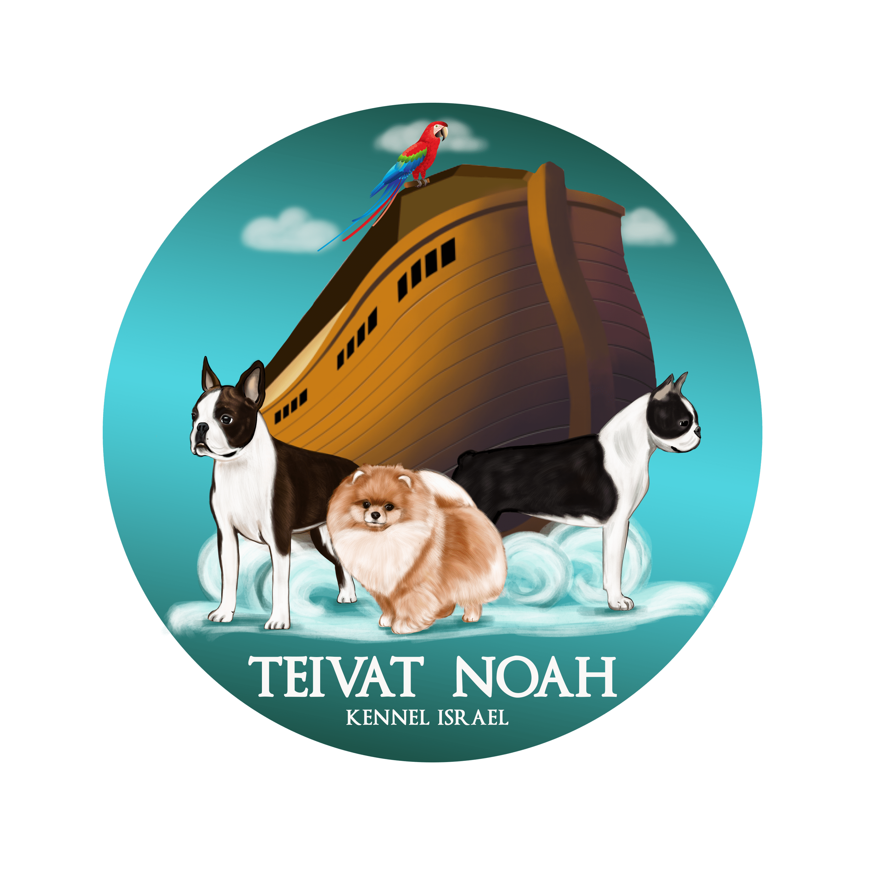 בית גידול TEIVAT NOAH Boston terrier