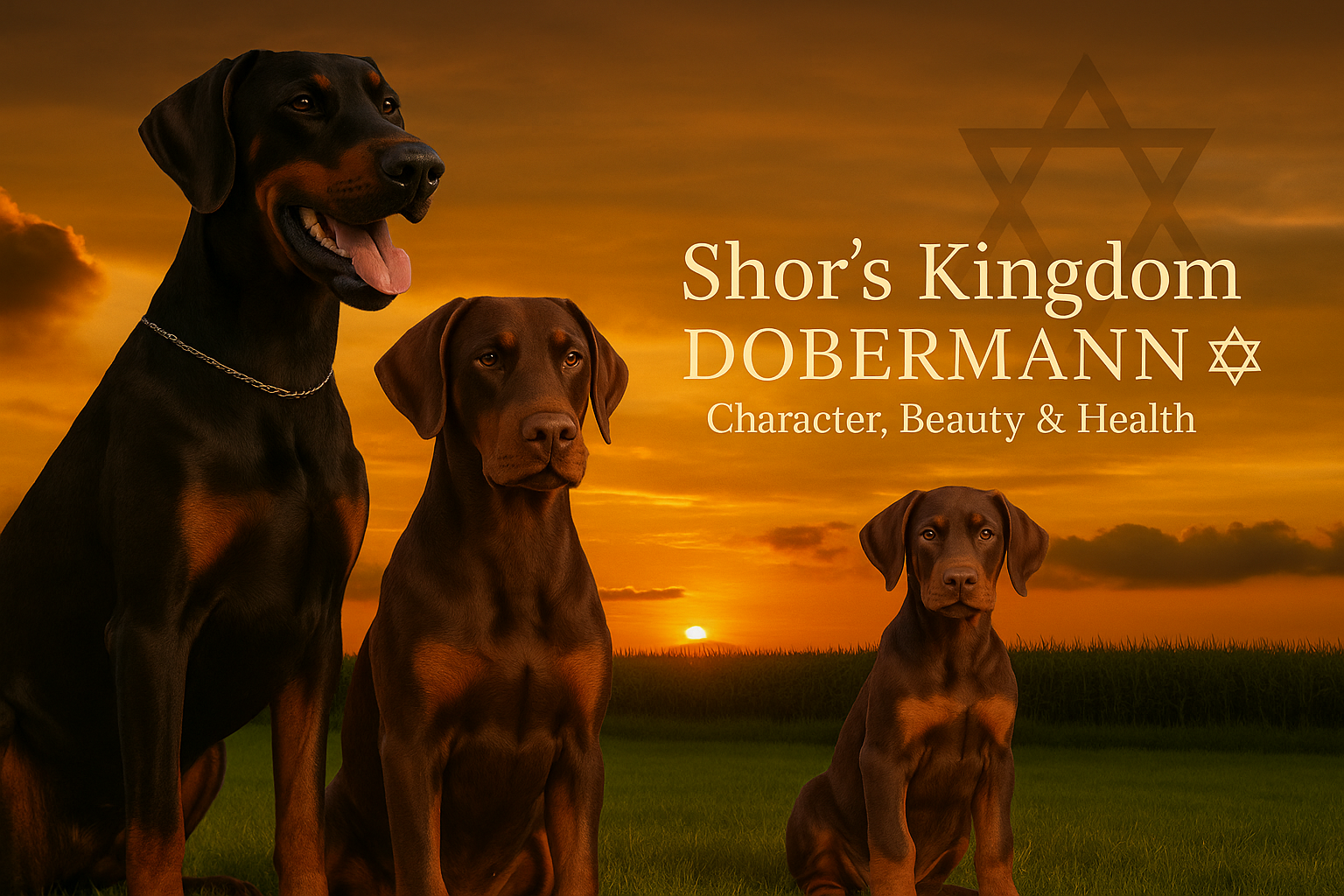 Shor’s Kingdom Dobermann – בית גידול לדוברמן